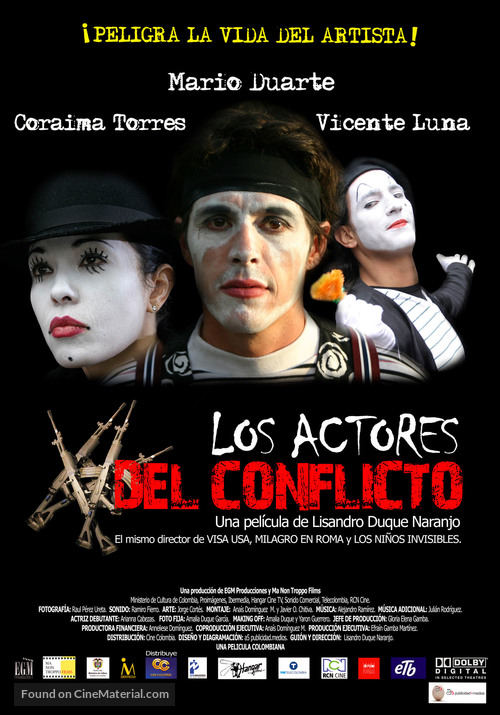 Los actores del conflicto - Colombian Movie Poster