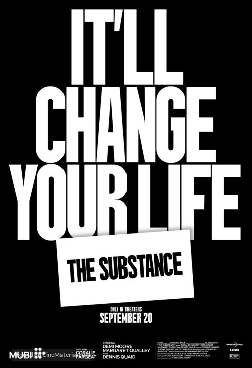 The Substance - Movie Poster