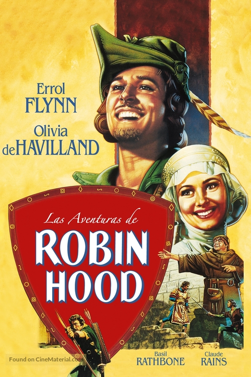 The Adventures of Robin Hood - Mexican DVD movie cover