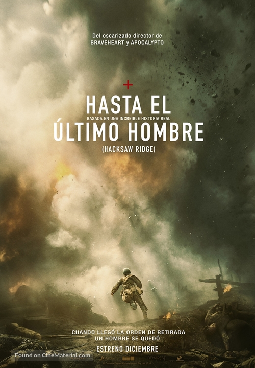 Hacksaw Ridge - Spanish Movie Poster