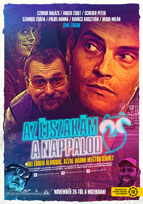 Az &eacute;jszak&aacute;m a nappalod - Hungarian Movie Poster