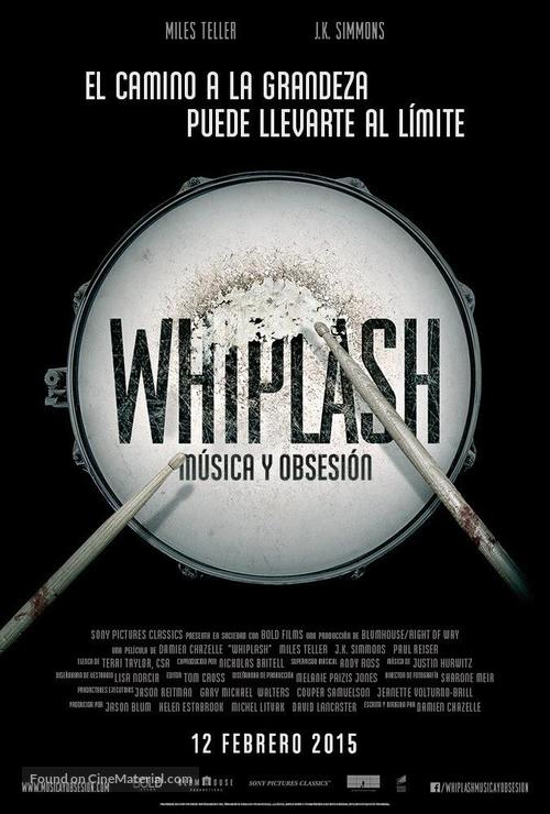 Whiplash - Chilean Movie Poster
