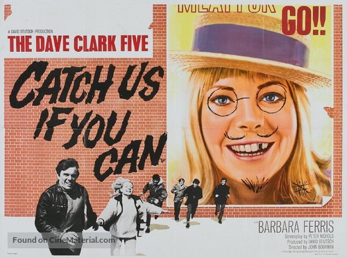 Catch Us If You Can - British Movie Poster