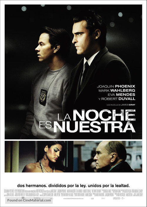 We Own the Night - Spanish Movie Poster