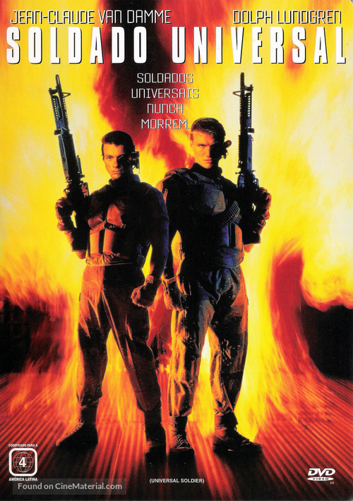 Universal Soldier - Brazilian DVD movie cover