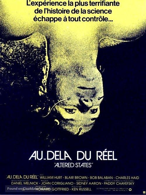 Altered States - French Movie Poster