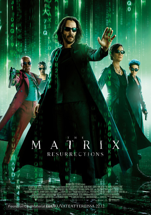 The Matrix Resurrections - Finnish Movie Poster