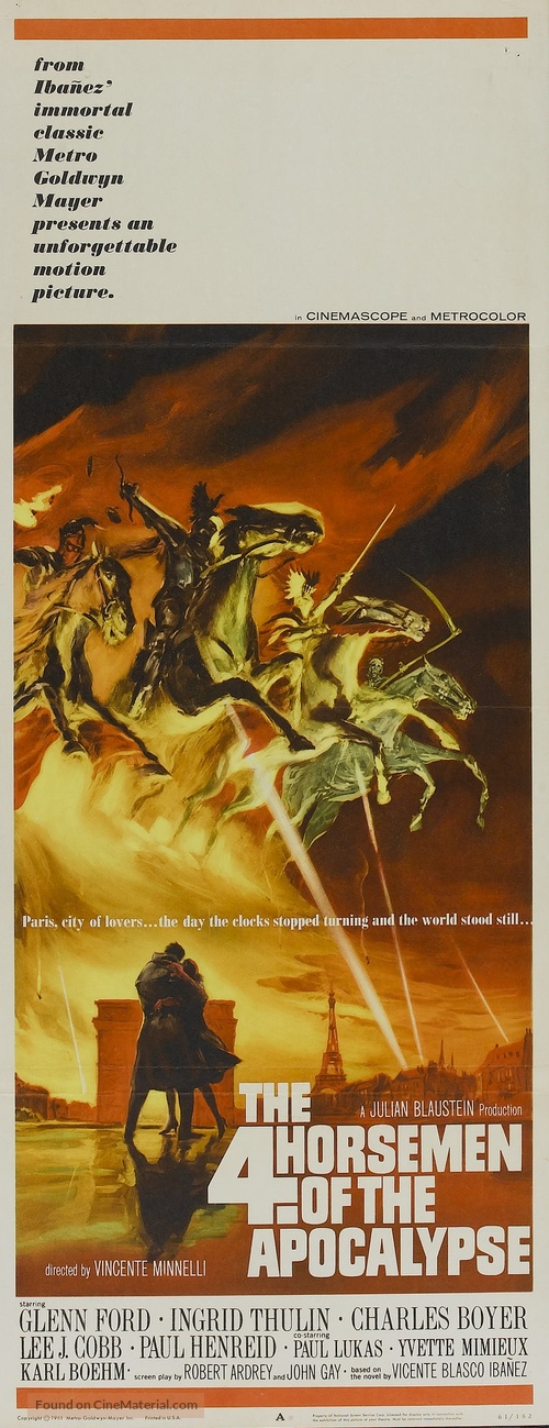 The Four Horsemen of the Apocalypse - Movie Poster
