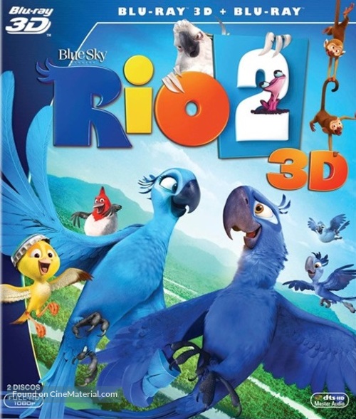 Rio 2 - Brazilian Blu-Ray movie cover