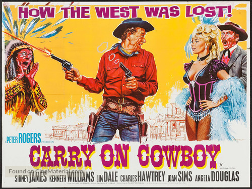 Carry on Cowboy - British Movie Poster