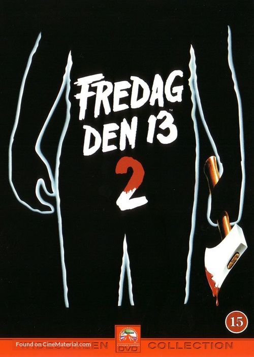Friday the 13th Part 2 - Danish Movie Cover