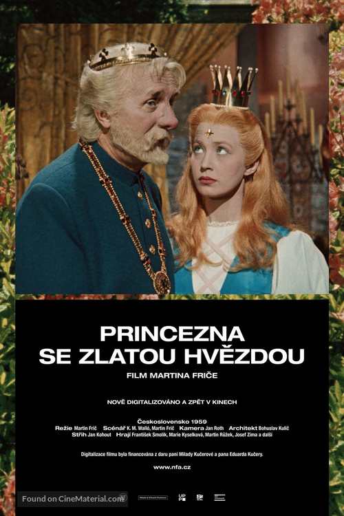 Princezna se zlatou hvezdou - Czech Movie Poster