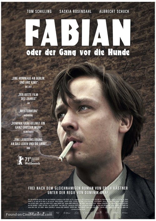 Fabian oder Der Gang vor die Hunde - German Movie Poster