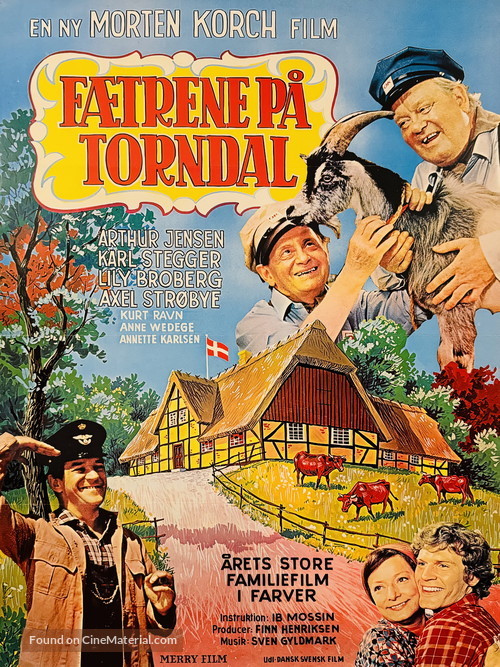 F&aelig;trene p&aring; Torndal - Danish Movie Poster