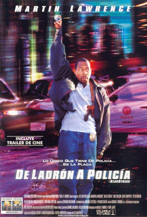 Blue Streak - Spanish DVD movie cover