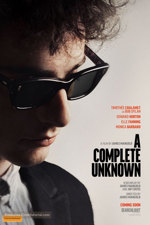 A Complete Unknown - Australian Movie Poster