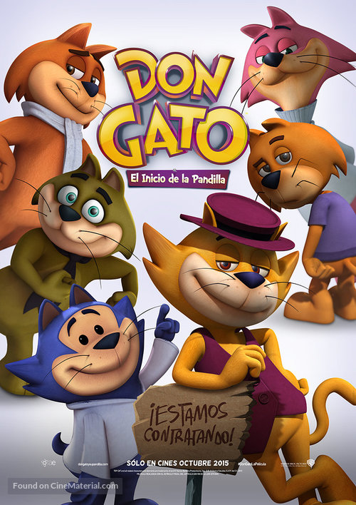 Top Cat Begins - Mexican Movie Poster