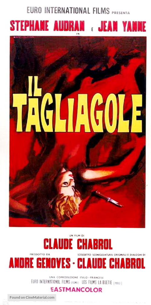 Le boucher - Italian Movie Poster