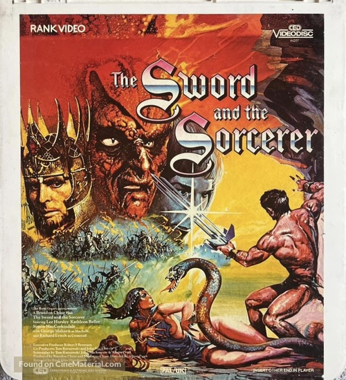 The Sword and the Sorcerer - British Movie Cover