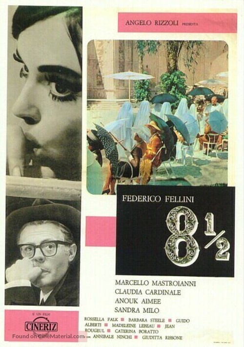8&frac12; - Italian Movie Poster
