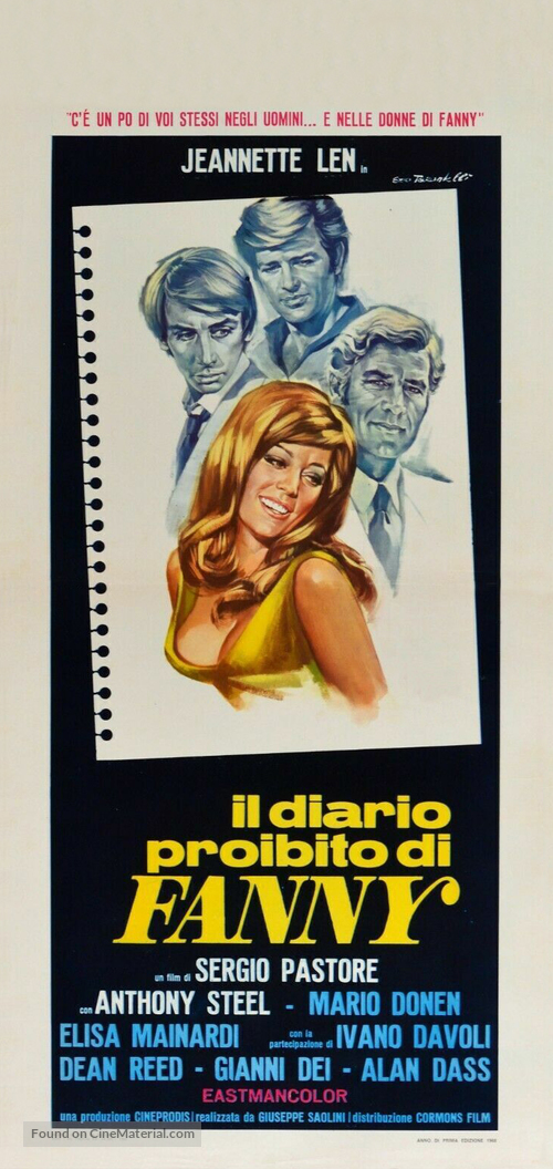 Il diario proibito di Fanny - Italian Movie Poster