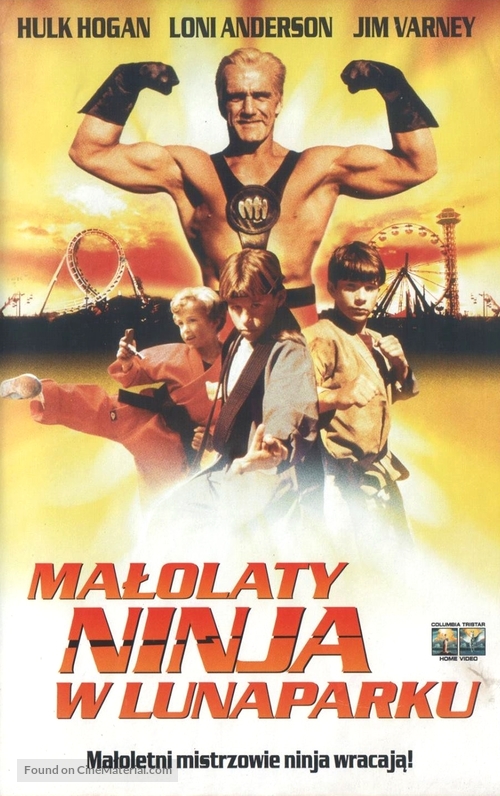 3 Ninjas: High Noon at Mega Mountain - Polish Movie Cover