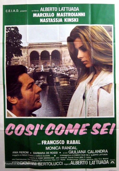 Cos&igrave; come sei - Italian Movie Poster