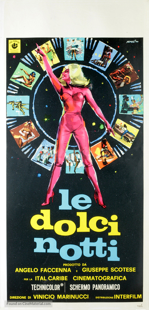 Le dolci notti - Italian Movie Poster