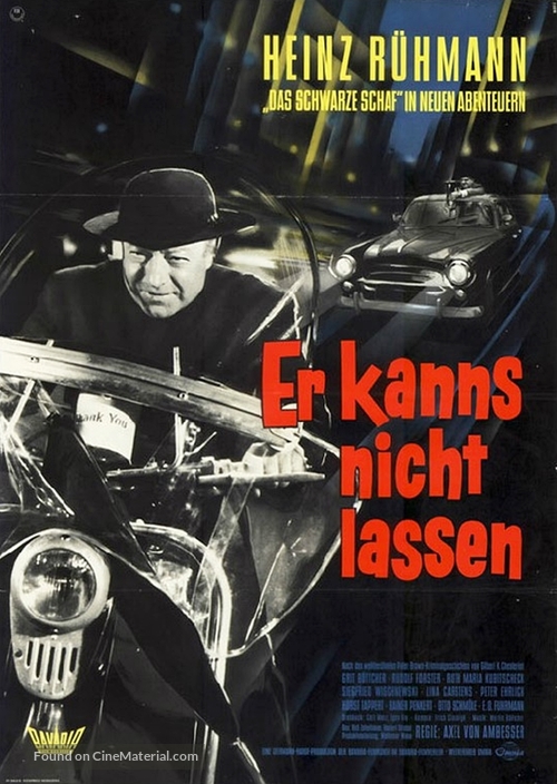 Er kann&#039;s nicht lassen - German Movie Poster