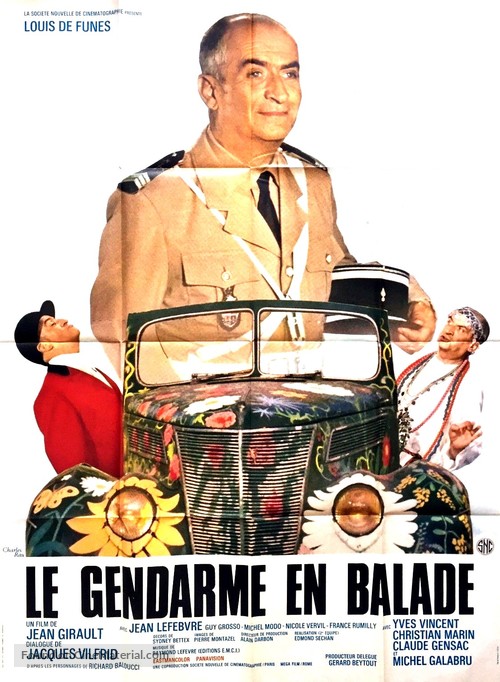 Le gendarme en balade - French Movie Poster
