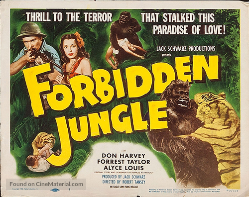 Forbidden Jungle - Movie Poster