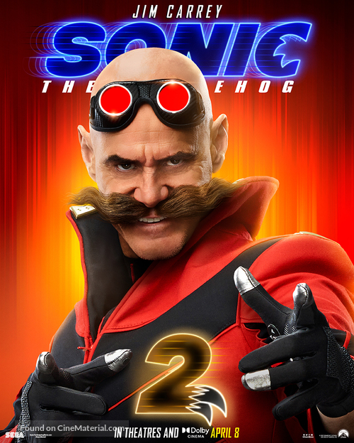 Sonic the Hedgehog 2 - Movie Poster