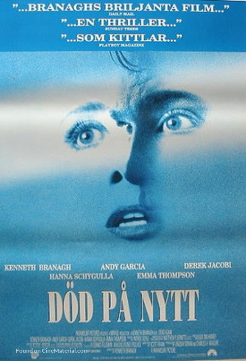 Dead Again - Swedish Movie Poster