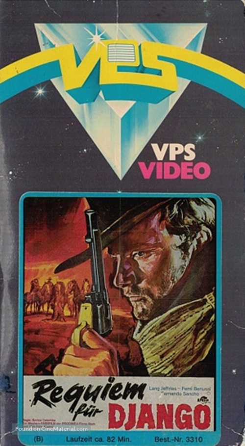 R&egrave;quiem para el gringo - German VHS movie cover