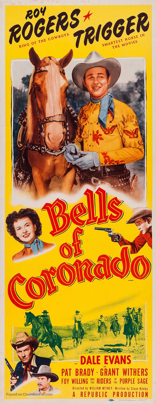 Bells of Coronado - Re-release movie poster