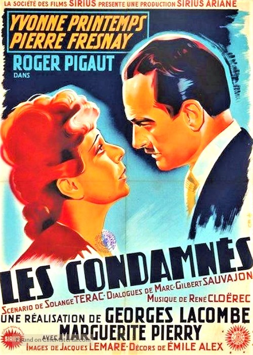 Les condamn&eacute;s - French Movie Poster