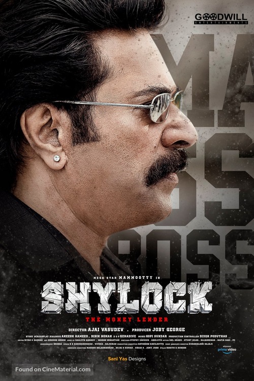 Shylock - Indian Movie Poster