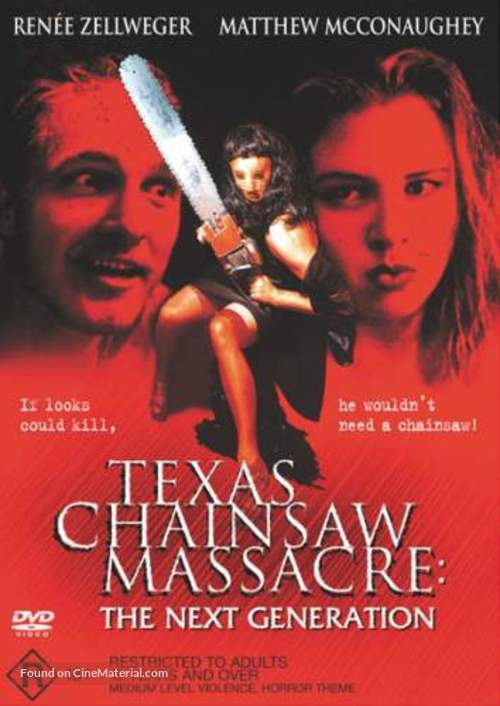 The Return of the Texas Chainsaw Massacre - Australian DVD movie cover