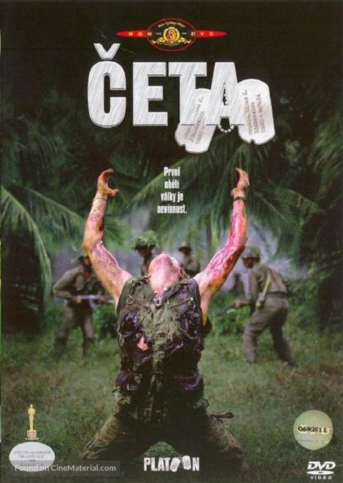 Platoon - Czech DVD movie cover