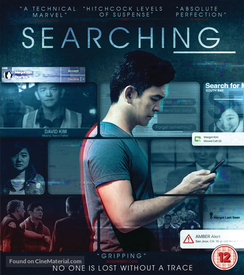 Searching - British Blu-Ray movie cover