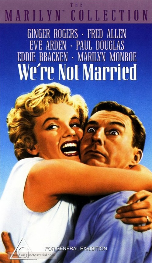 We&#039;re Not Married! - Australian VHS movie cover