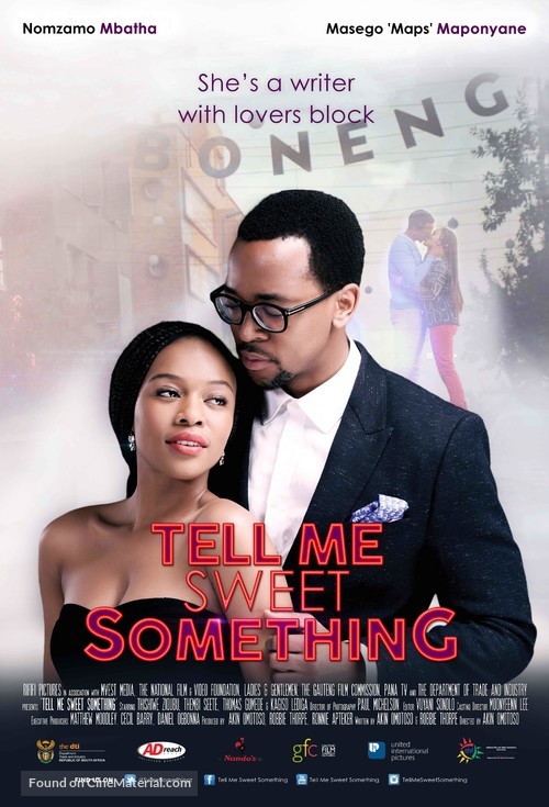 Tell Me Sweet Something - South African Movie Poster
