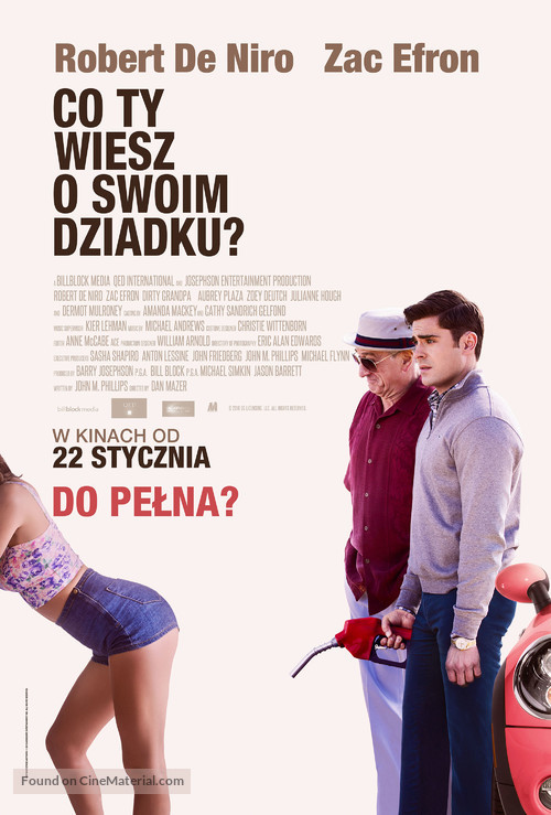 Dirty Grandpa - Polish Movie Poster