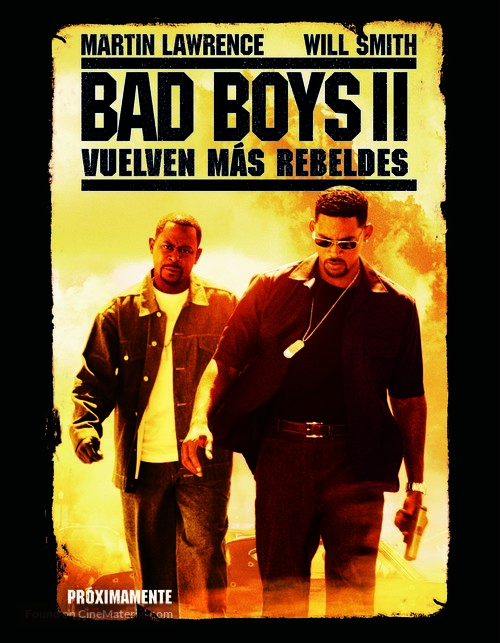 Bad Boys II - Mexican Movie Poster
