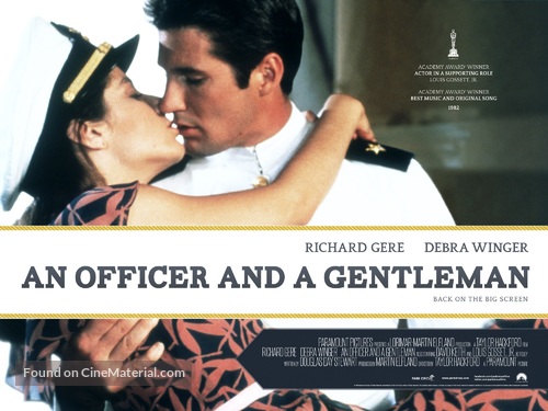 An Officer and a Gentleman - British Movie Poster