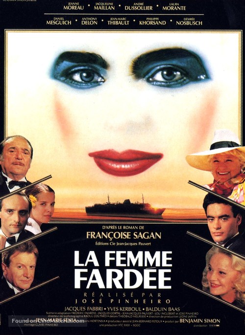 La femme fard&eacute;e - French Movie Poster