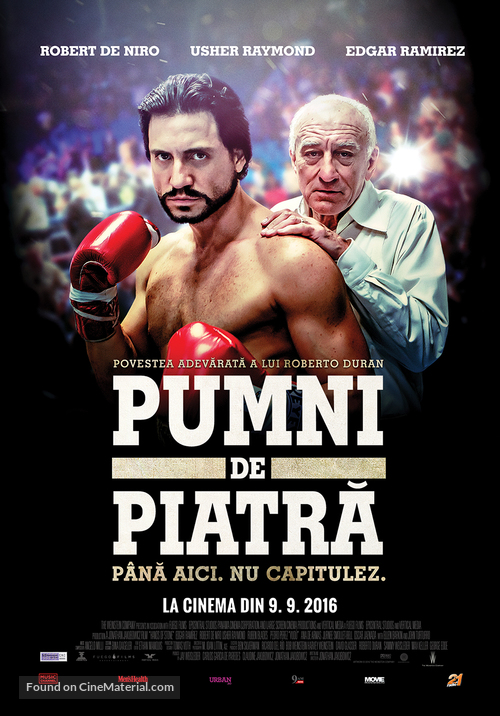 Hands of Stone - Romanian Movie Poster