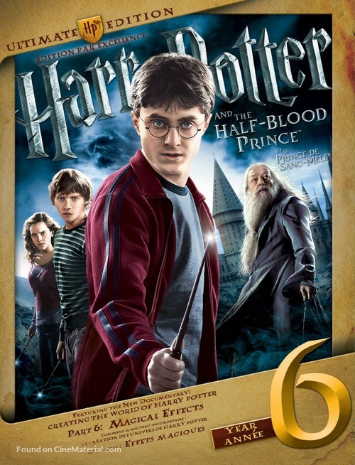 Harry Potter and the Half-Blood Prince - Canadian DVD movie cover