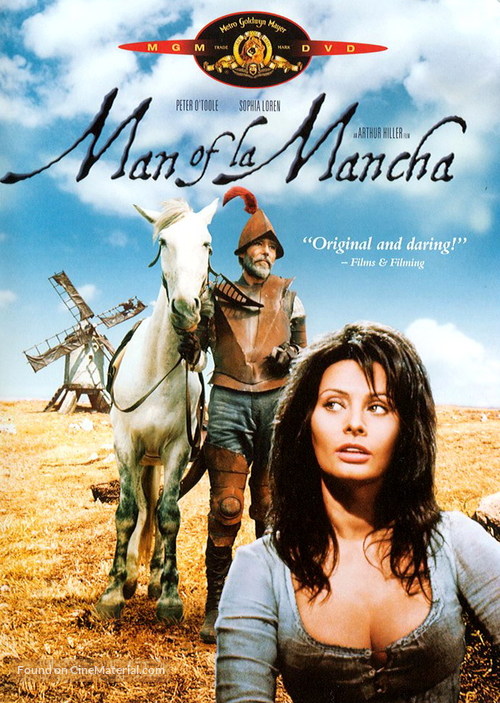 Man of La Mancha - DVD movie cover