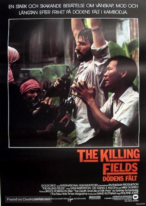 The Killing Fields - Swedish Movie Poster